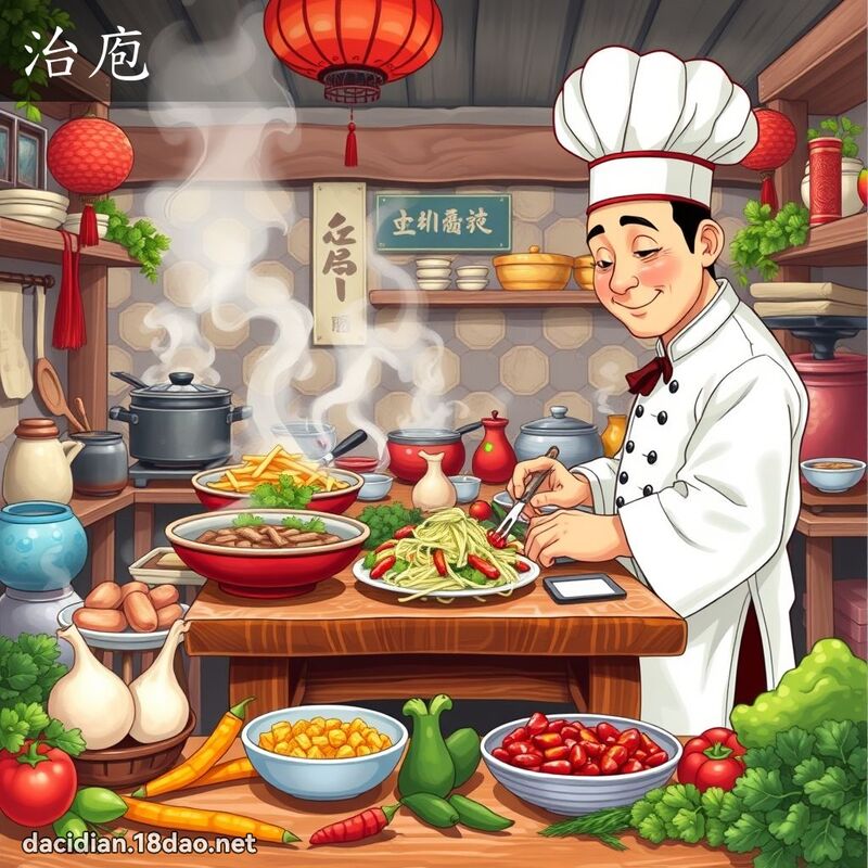 治庖 - 国语大辞典配图