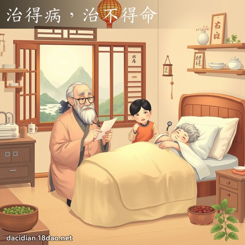 治得病，治不得命 - 国语大辞典配图