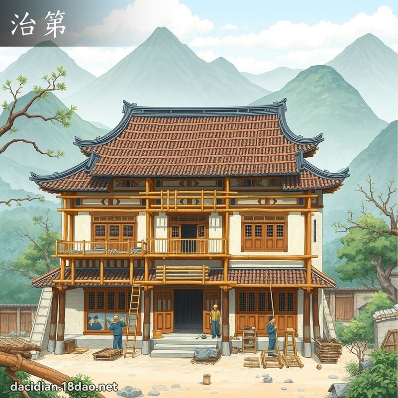 治第 - 國語大辭典配圖