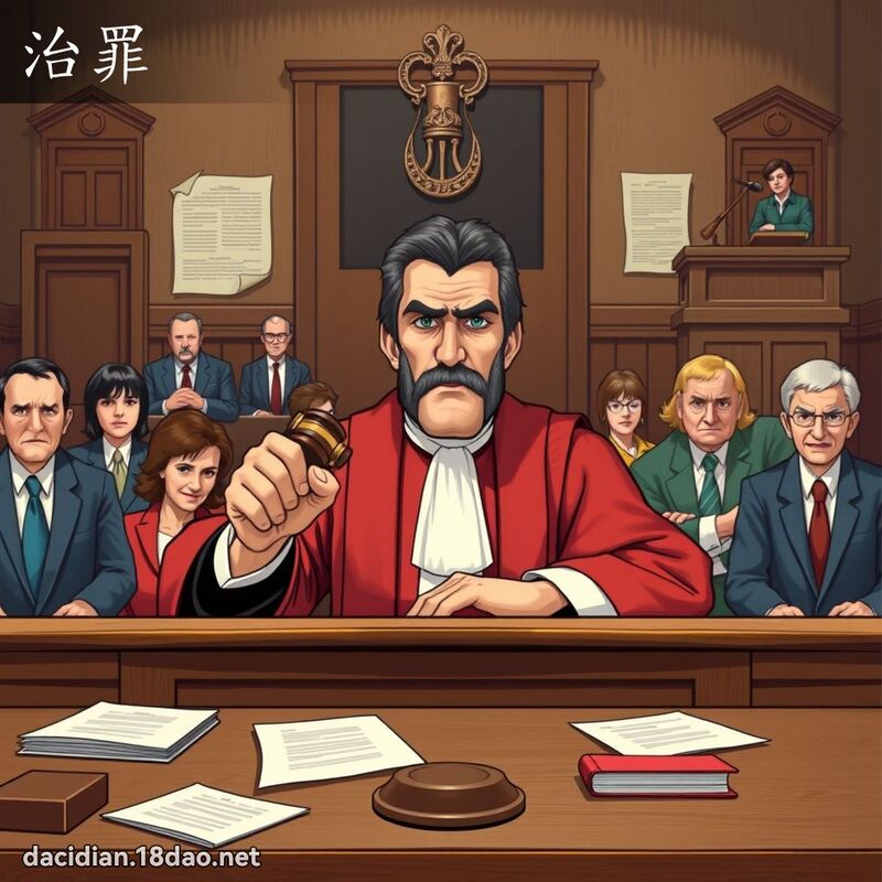 治罪 - 国语大辞典配图