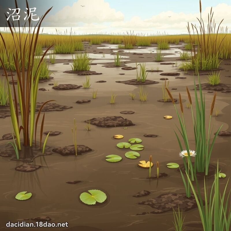沼泥 - 國語大辭典配圖