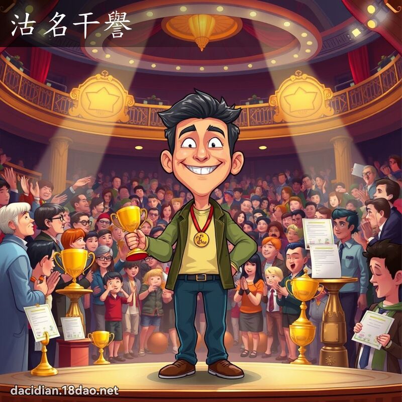 沽名干譽 - 國語大辭典配圖