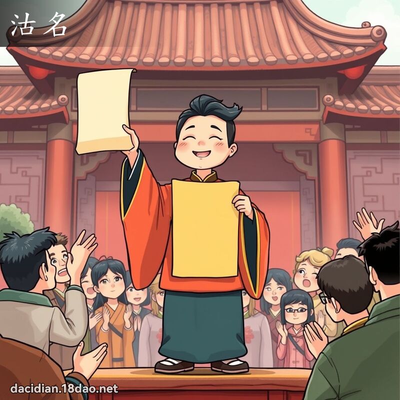沽名 - 國語大辭典配圖