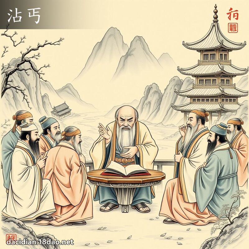 沾丐 - 國語大辭典配圖