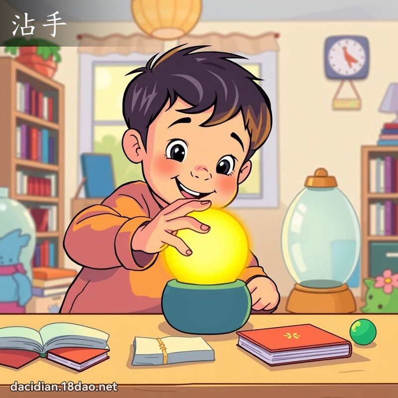 沾手 - 國語大辭典配圖