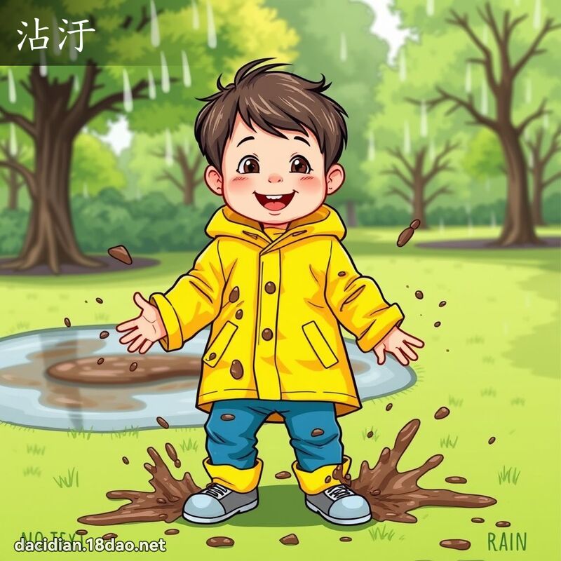 沾汙 - 国语大辞典配图