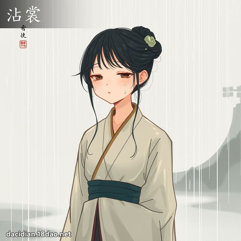 沾裳 - 國語大辭典配圖