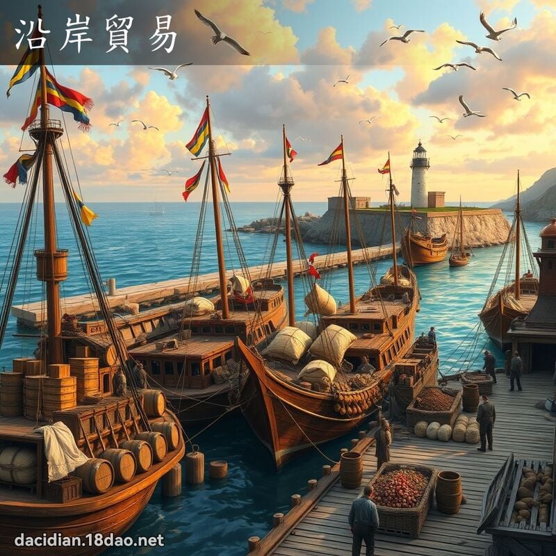沿岸贸易 - 国语大辞典配图