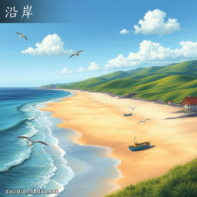 沿岸 - 國語大辭典配圖