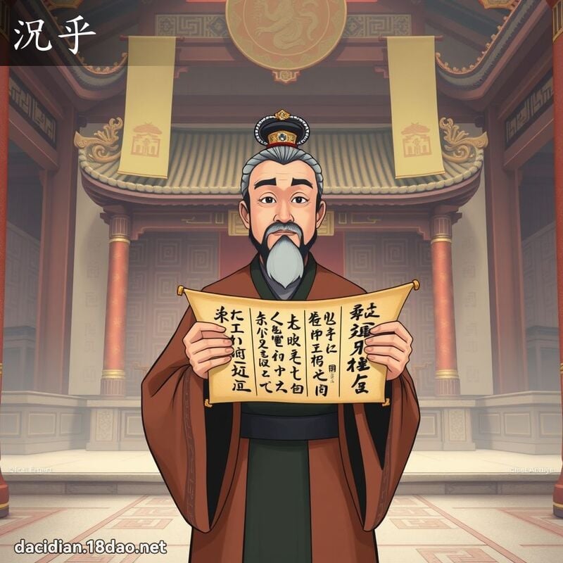 況乎 - 國語大辭典配圖