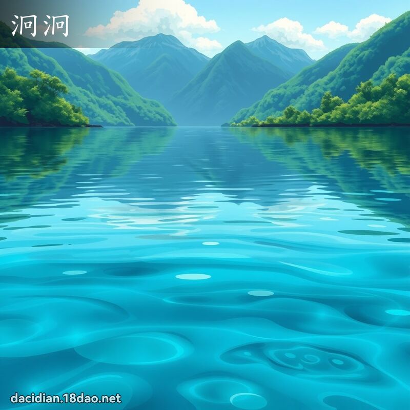 泂泂 - 国语大辞典配图