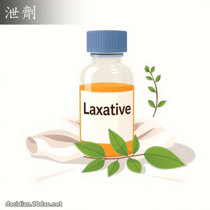 泄剂 - 国语大辞典配图