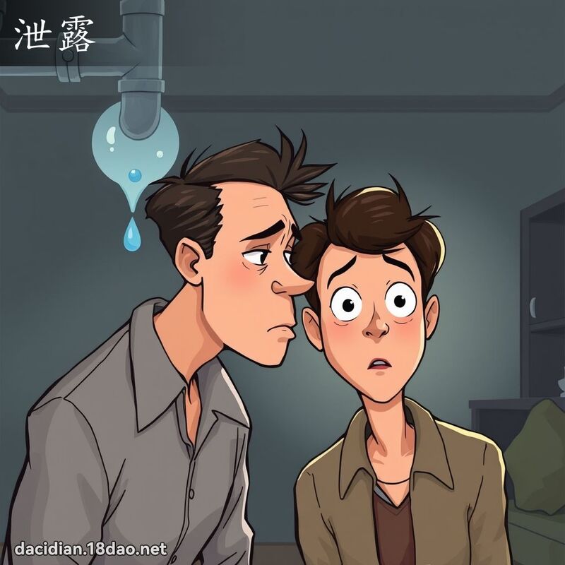 泄露 - 国语大辞典配图