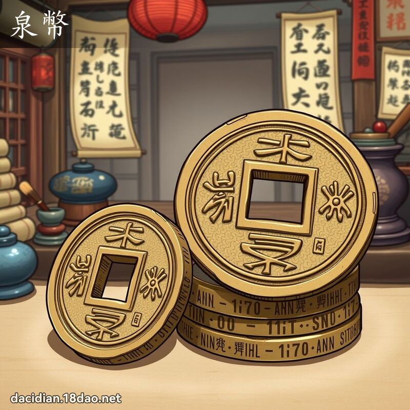 泉幣 - 國語大辭典配圖