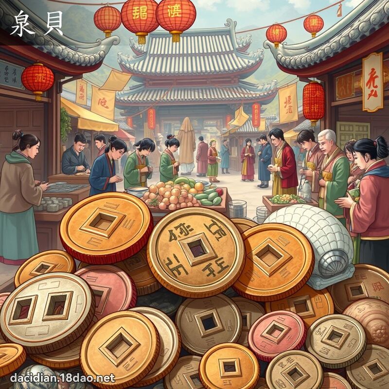 泉贝 - 国语大辞典配图