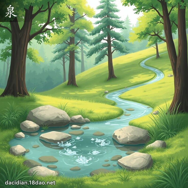泉 - 國語大辭典配圖