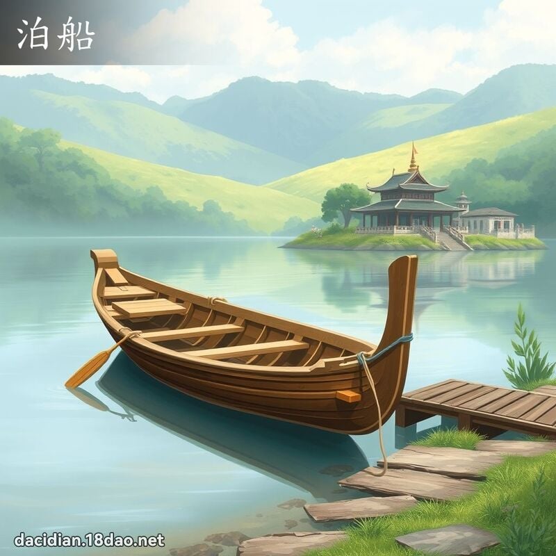 泊船 - 国语大辞典配图