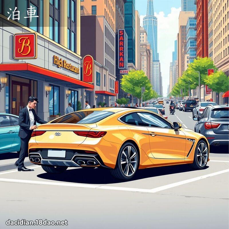 泊车 - 国语大辞典配图