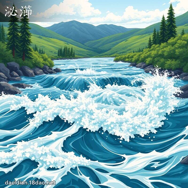 泌瀄 - 国语大辞典配图