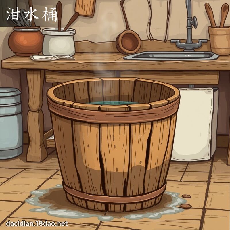 泔水桶 - 国语大辞典配图