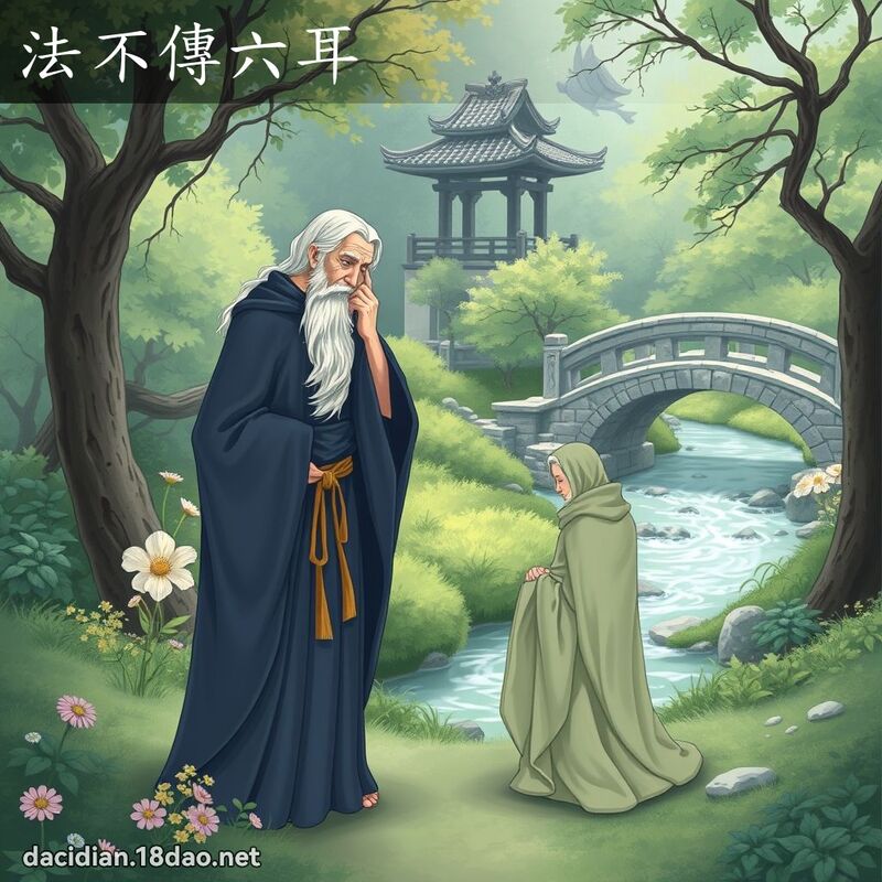 法不传六耳 - 国语大辞典配图