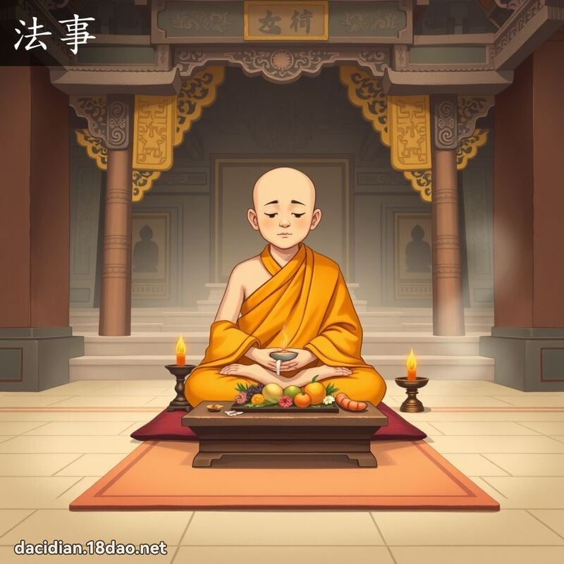 法事 - 国语大辞典配图