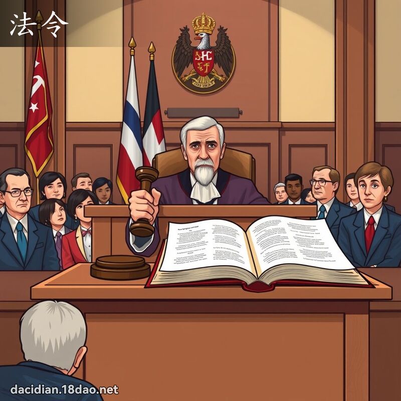 法令 - 國語大辭典配圖