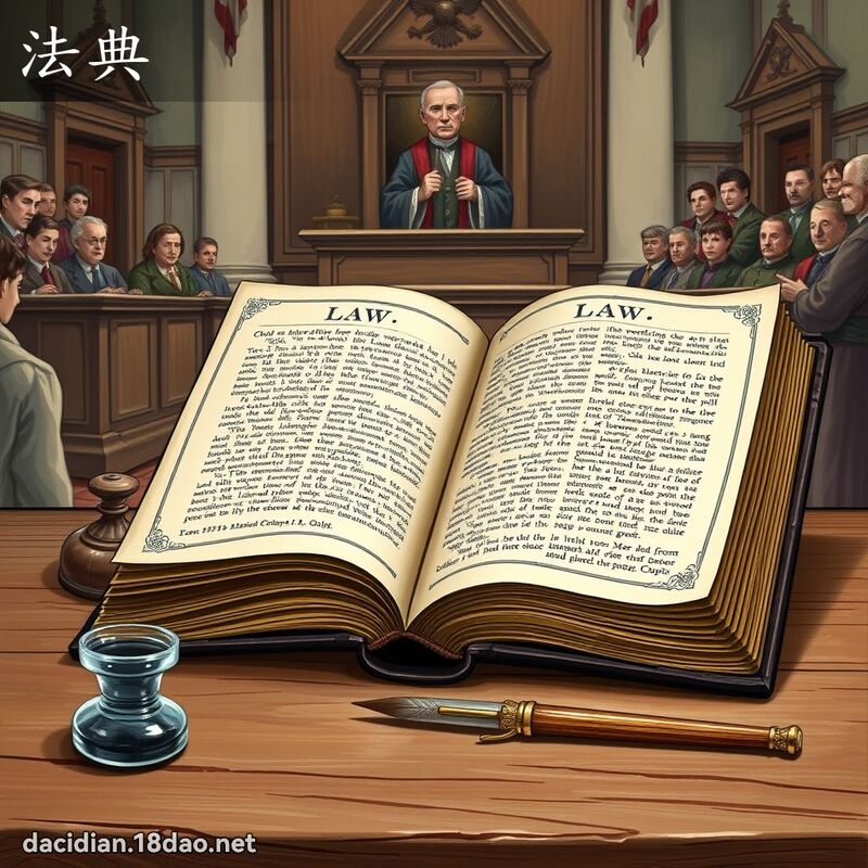 法典 - 國語大辭典配圖