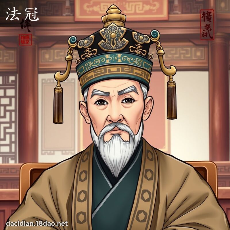 法冠 - 國語大辭典配圖