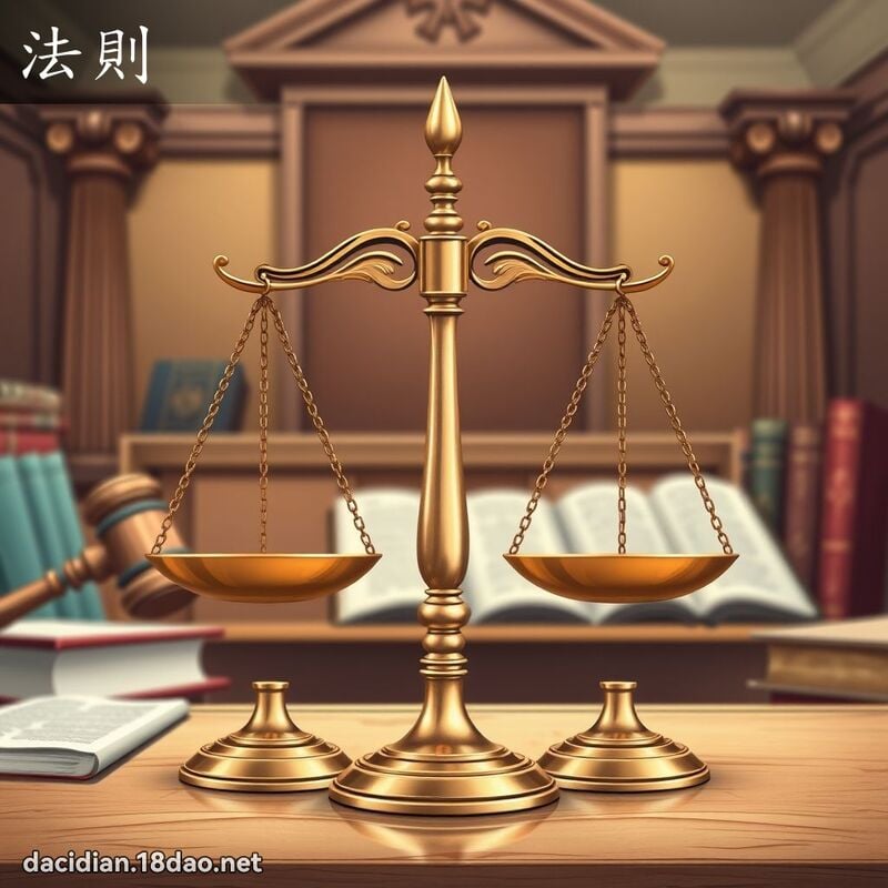 法則 - 國語大辭典配圖