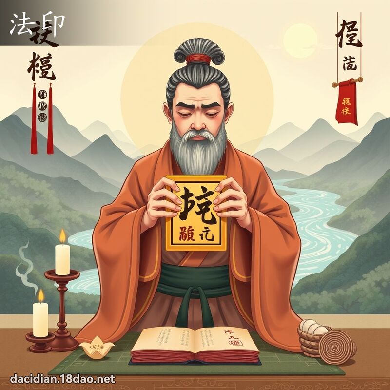 法印 - 國語大辭典配圖