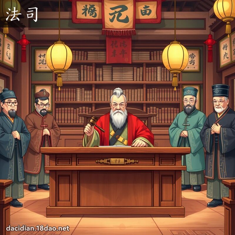 法司 - 國語大辭典配圖