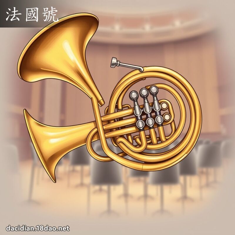 法國號 - 國語大辭典配圖