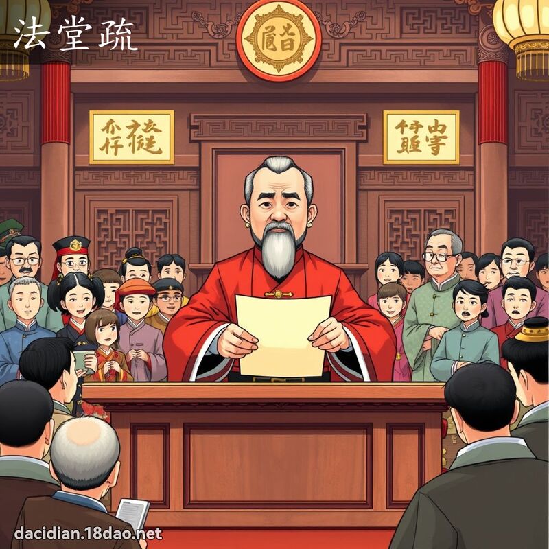 法堂疏 - 国语大辞典配图