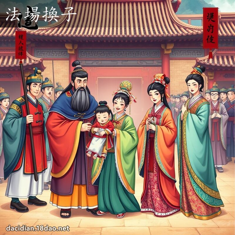 法场换子 - 国语大辞典配图