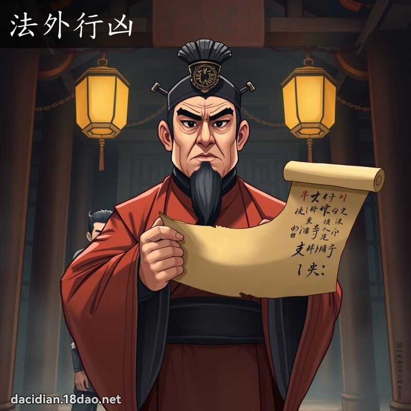 法外行凶 - 國語大辭典配圖