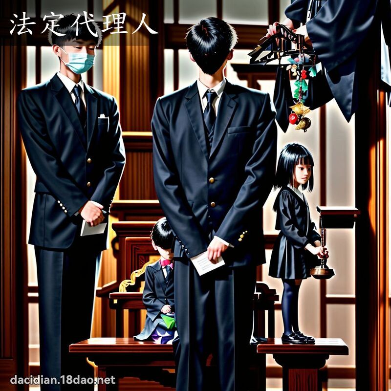 法定代理人 - 國語大辭典配圖