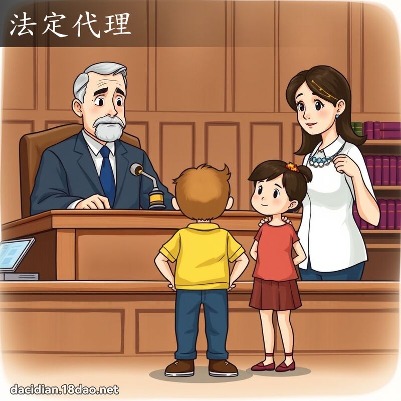 法定代理 - 国语大辞典配图
