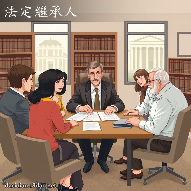 法定繼承人 - 國語大辭典配圖