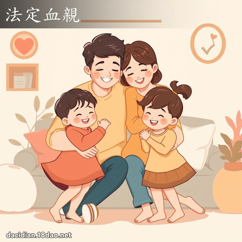 法定血亲 - 国语大辞典配图