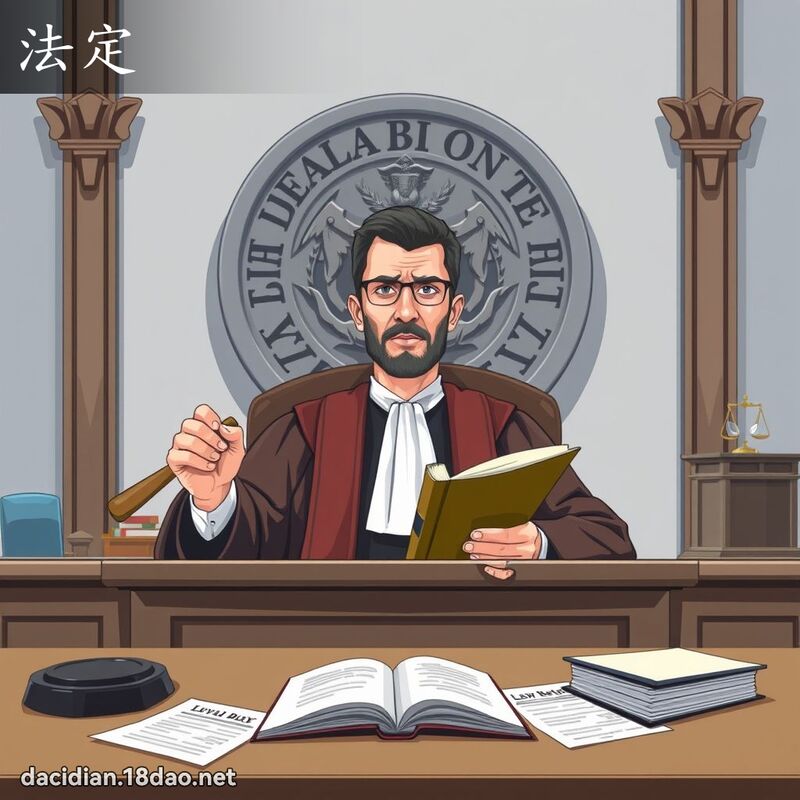 法定 - 国语大辞典配图