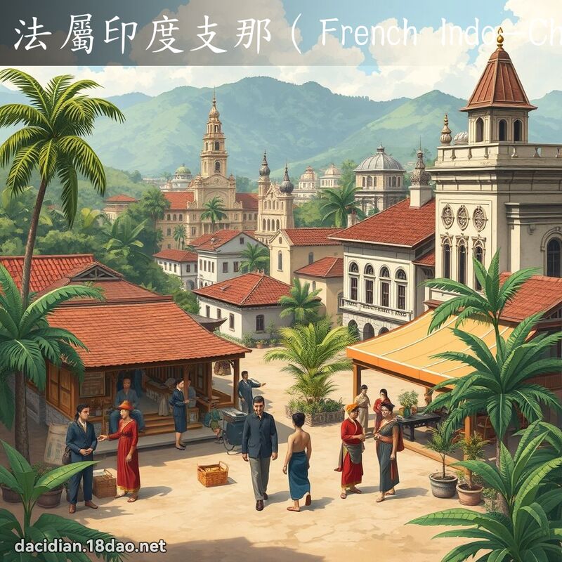 法屬印度支那（French Indo - 國語大辭典配圖