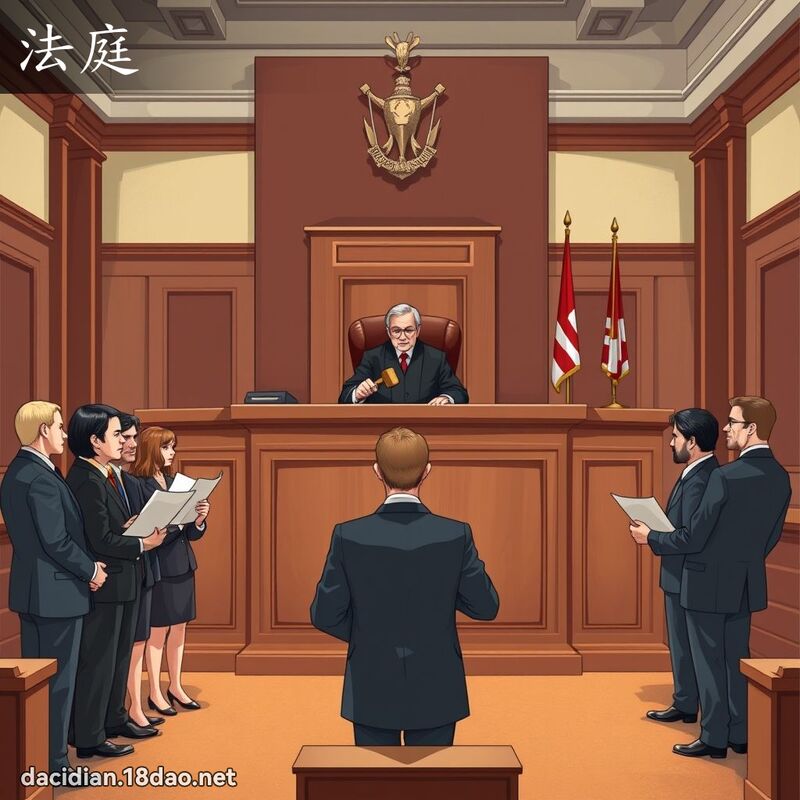 法庭 - 国语大辞典配图