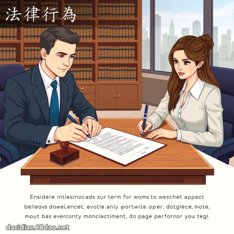 法律行为 - 国语大辞典配图