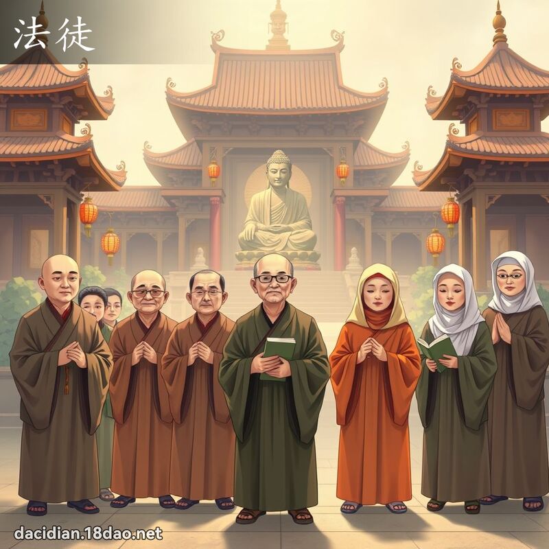 法徒 - 國語大辭典配圖