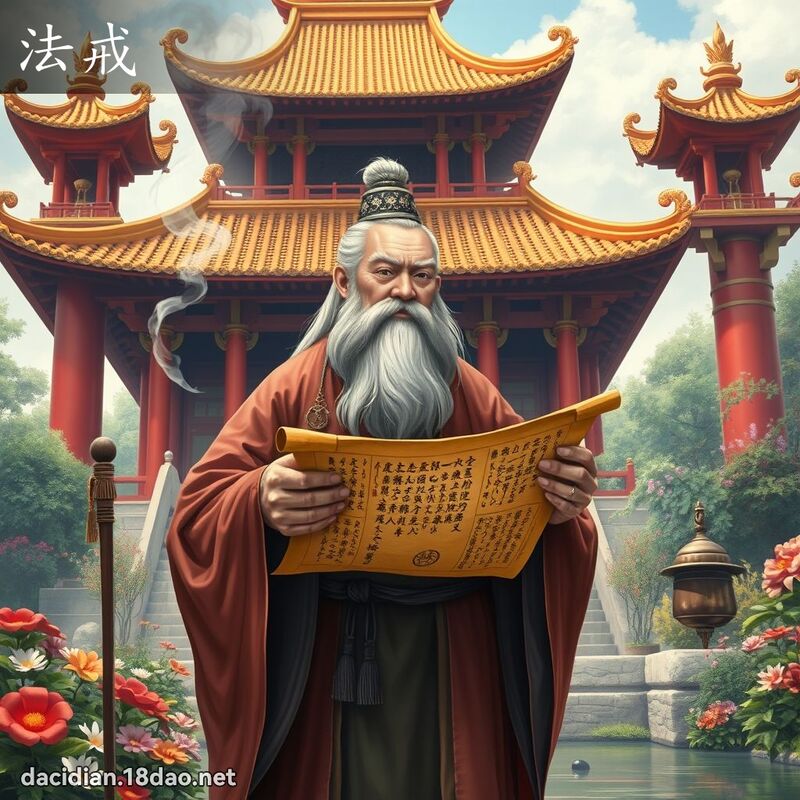 法戒 - 國語大辭典配圖
