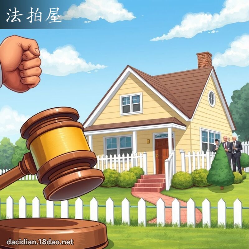 法拍屋 - 国语大辞典配图