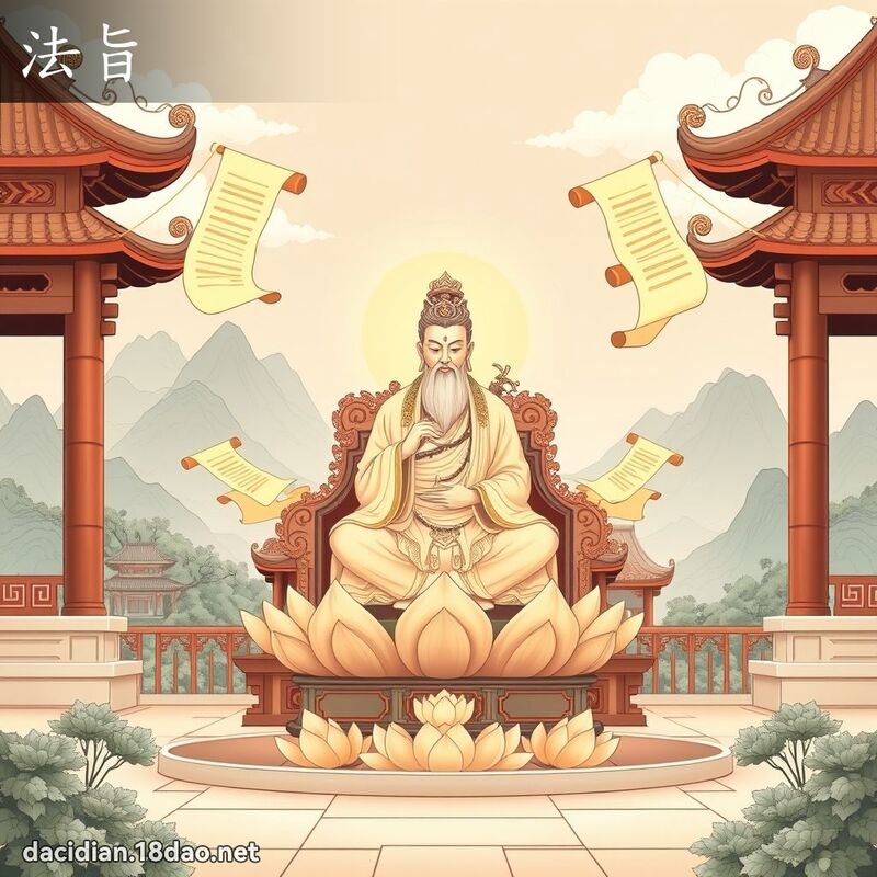 法旨 - 国语大辞典配图