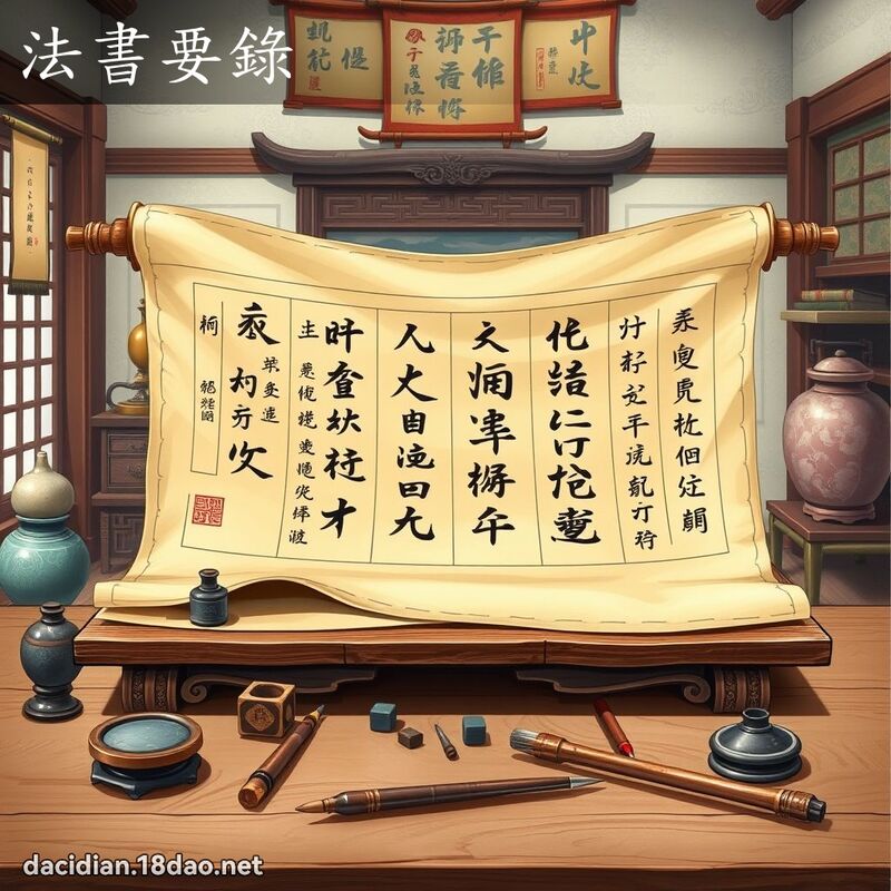 法书要录 - 国语大辞典配图