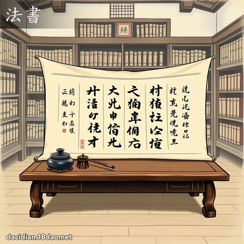 法书 - 国语大辞典配图